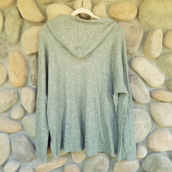 BOMBOM Green Women's Knit Women's Hoodie | Sweater Weather | Fall Essential - Picture 1 of 6